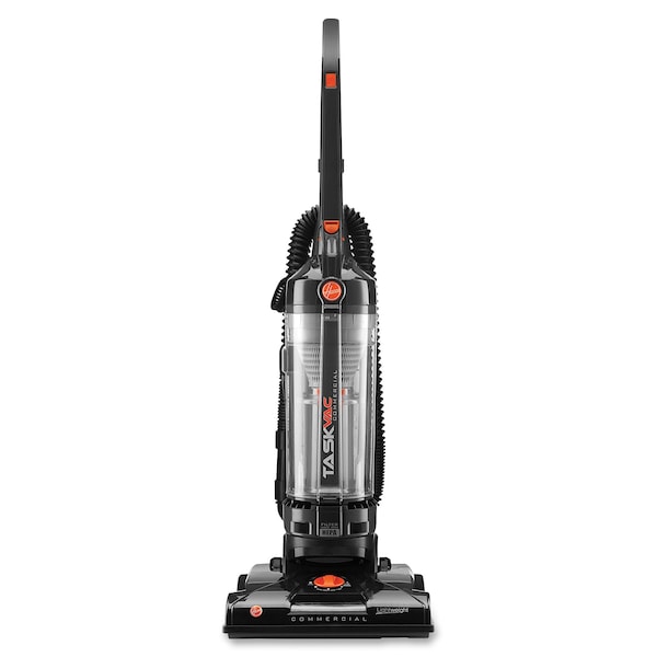 Taskvac Commercial Bagless Upright Vacuum, 12.Amp, BK